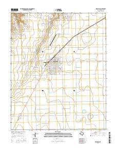 Spearman Texas Current topographic map, 1:24000 scale, 7.5 X 7.5 Minute, Year 2016