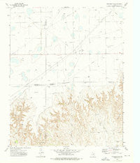 Spearman SE Texas Historical topographic map, 1:24000 scale, 7.5 X 7.5 Minute, Year 1973
