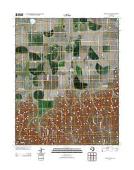 Spearman SE Texas Historical topographic map, 1:24000 scale, 7.5 X 7.5 Minute, Year 2012