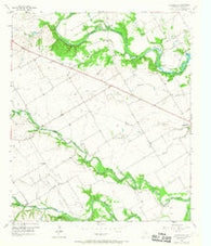 Speegleville Texas Historical topographic map, 1:24000 scale, 7.5 X 7.5 Minute, Year 1957
