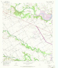 Speegleville Texas Historical topographic map, 1:24000 scale, 7.5 X 7.5 Minute, Year 1957
