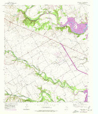 Speegleville Texas Historical topographic map, 1:24000 scale, 7.5 X 7.5 Minute, Year 1957