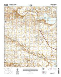 Speegleville Texas Current topographic map, 1:24000 scale, 7.5 X 7.5 Minute, Year 2016