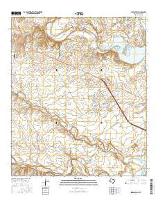 Speegleville Texas Current topographic map, 1:24000 scale, 7.5 X 7.5 Minute, Year 2016