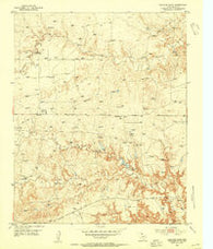 Spencer Draw Texas Historical topographic map, 1:24000 scale, 7.5 X 7.5 Minute, Year 1953