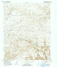 Spencer Draw Texas Historical topographic map, 1:24000 scale, 7.5 X 7.5 Minute, Year 1953
