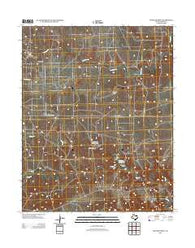 Spencer Draw Texas Historical topographic map, 1:24000 scale, 7.5 X 7.5 Minute, Year 2012