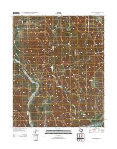 Spencer Lake Texas Historical topographic map, 1:24000 scale, 7.5 X 7.5 Minute, Year 2012