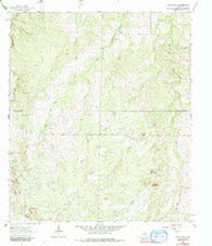 Spice Rock Texas Historical topographic map, 1:24000 scale, 7.5 X 7.5 Minute, Year 1963