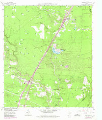 Splendora Texas Historical topographic map, 1:24000 scale, 7.5 X 7.5 Minute, Year 1959