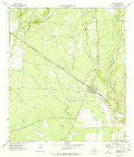 Spofford Texas Historical topographic map, 1:24000 scale, 7.5 X 7.5 Minute, Year 1974