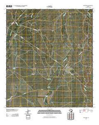 Spofford Texas Historical topographic map, 1:24000 scale, 7.5 X 7.5 Minute, Year 2010