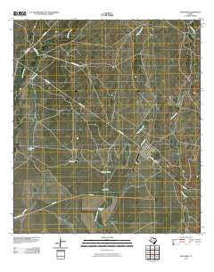 Spofford Texas Historical topographic map, 1:24000 scale, 7.5 X 7.5 Minute, Year 2010