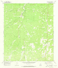 Spoon Draw Texas Historical topographic map, 1:24000 scale, 7.5 X 7.5 Minute, Year 1970