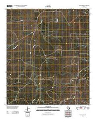 Spoon Draw Texas Historical topographic map, 1:24000 scale, 7.5 X 7.5 Minute, Year 2010