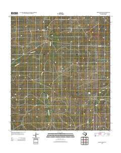 Spoon Draw Texas Historical topographic map, 1:24000 scale, 7.5 X 7.5 Minute, Year 2012