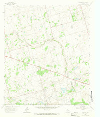 Spraberry Texas Historical topographic map, 1:24000 scale, 7.5 X 7.5 Minute, Year 1965