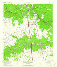 Spring Texas Historical topographic map, 1:24000 scale, 7.5 X 7.5 Minute, Year 1960