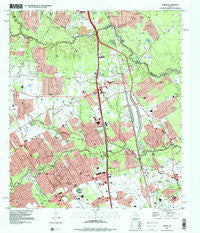 Spring Texas Historical topographic map, 1:24000 scale, 7.5 X 7.5 Minute, Year 1995
