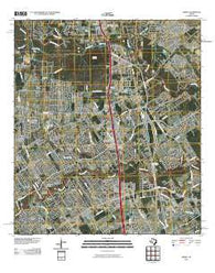 Spring Texas Historical topographic map, 1:24000 scale, 7.5 X 7.5 Minute, Year 2010