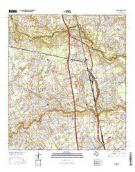 Spring Texas Current topographic map, 1:24000 scale, 7.5 X 7.5 Minute, Year 2016