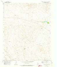 Spring Creek Ranch Texas Historical topographic map, 1:24000 scale, 7.5 X 7.5 Minute, Year 1971