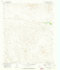 Spring Creek Ranch Texas Historical topographic map, 1:24000 scale, 7.5 X 7.5 Minute, Year 1971