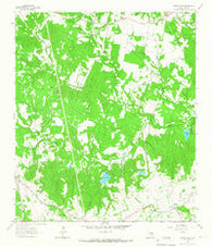Spring Seat Texas Historical topographic map, 1:24000 scale, 7.5 X 7.5 Minute, Year 1964