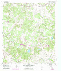 Spring Seat Texas Historical topographic map, 1:24000 scale, 7.5 X 7.5 Minute, Year 1964