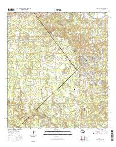 Spring Branch Texas Current topographic map, 1:24000 scale, 7.5 X 7.5 Minute, Year 2016