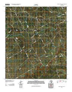 Spring Creek Gap Texas Historical topographic map, 1:24000 scale, 7.5 X 7.5 Minute, Year 2010