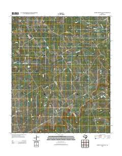 Spring Creek Gap Texas Historical topographic map, 1:24000 scale, 7.5 X 7.5 Minute, Year 2012