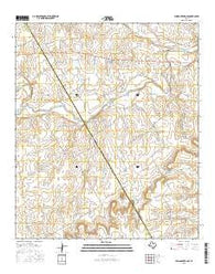 Spring Creek Gap Texas Current topographic map, 1:24000 scale, 7.5 X 7.5 Minute, Year 2016