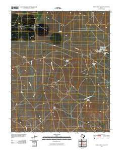 Spring Creek Ranch Texas Historical topographic map, 1:24000 scale, 7.5 X 7.5 Minute, Year 2010