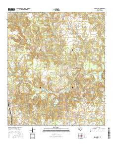 Spring Seat Texas Current topographic map, 1:24000 scale, 7.5 X 7.5 Minute, Year 2016