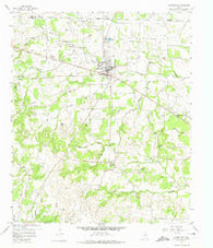 Springtown Texas Historical topographic map, 1:24000 scale, 7.5 X 7.5 Minute, Year 1958