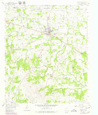 Springtown Texas Historical topographic map, 1:24000 scale, 7.5 X 7.5 Minute, Year 1958