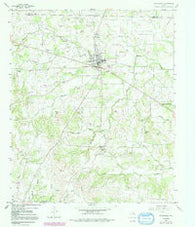 Springtown Texas Historical topographic map, 1:24000 scale, 7.5 X 7.5 Minute, Year 1958
