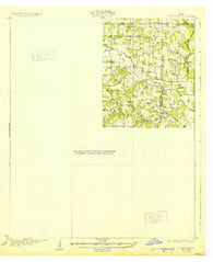 Springtown Texas Historical topographic map, 1:62500 scale, 15 X 15 Minute, Year 1932