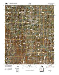 Springtown Texas Historical topographic map, 1:24000 scale, 7.5 X 7.5 Minute, Year 2010