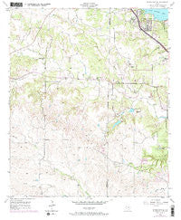 Springtown SE Texas Historical topographic map, 1:24000 scale, 7.5 X 7.5 Minute, Year 1955