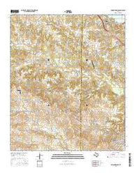 Springtown SE Texas Current topographic map, 1:24000 scale, 7.5 X 7.5 Minute, Year 2016