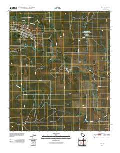 Spur Texas Historical topographic map, 1:24000 scale, 7.5 X 7.5 Minute, Year 2010