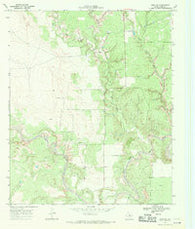 Spur SW Texas Historical topographic map, 1:24000 scale, 7.5 X 7.5 Minute, Year 1968