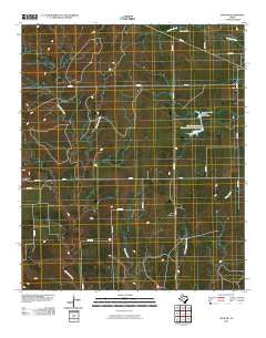 Spur NW Texas Historical topographic map, 1:24000 scale, 7.5 X 7.5 Minute, Year 2010