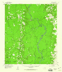 Spurger Texas Historical topographic map, 1:62500 scale, 15 X 15 Minute, Year 1958