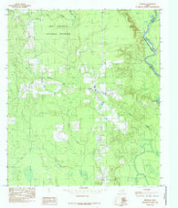 Spurger Texas Historical topographic map, 1:24000 scale, 7.5 X 7.5 Minute, Year 1984