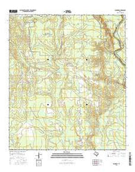 Spurger Texas Current topographic map, 1:24000 scale, 7.5 X 7.5 Minute, Year 2016