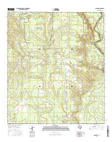 Spurger Texas Current topographic map, 1:24000 scale, 7.5 X 7.5 Minute, Year 2016