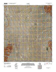 Square Mesa Texas Historical topographic map, 1:24000 scale, 7.5 X 7.5 Minute, Year 2010